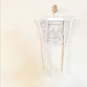 Girls Embroidery Tippet Scarf NWOT-3